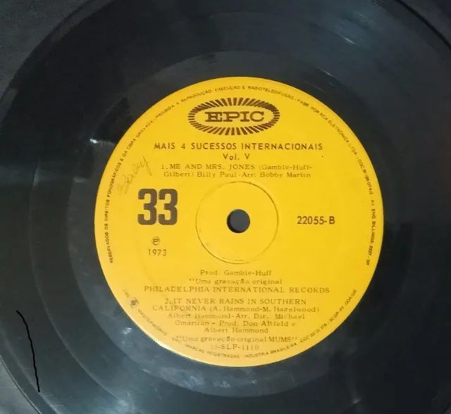Disco de 1973 "Sucessos Internacionais" - Volume IV  - Foto 4
