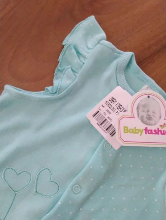 Macaquinho Bebê Menina - Baby Fashion - Foto 2