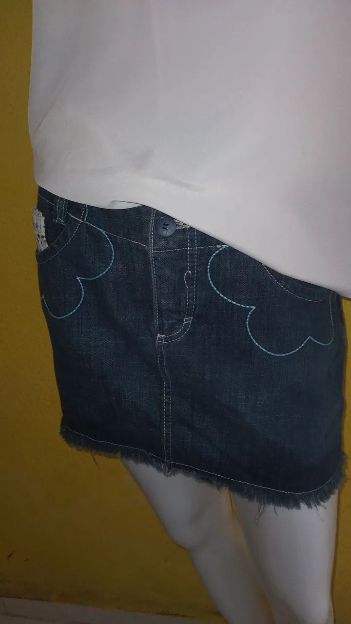 Saia Jeans P $15 cada - Foto 4