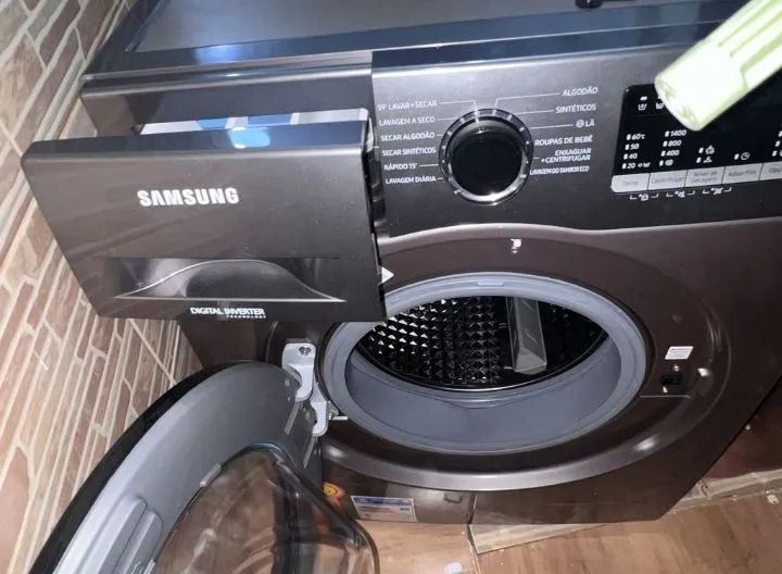 Lava e Seca Samsung 11kg 3 em 1 Inox Look  - Foto 2