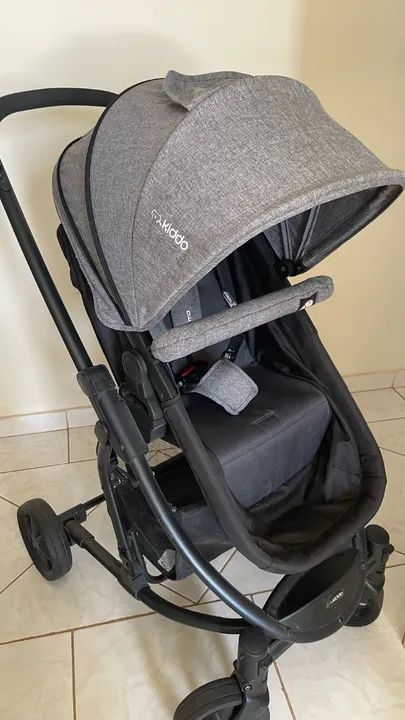 Carrinho de Bebê Kiddo Prima - Moisés + Bebê Conforto - Foto 4