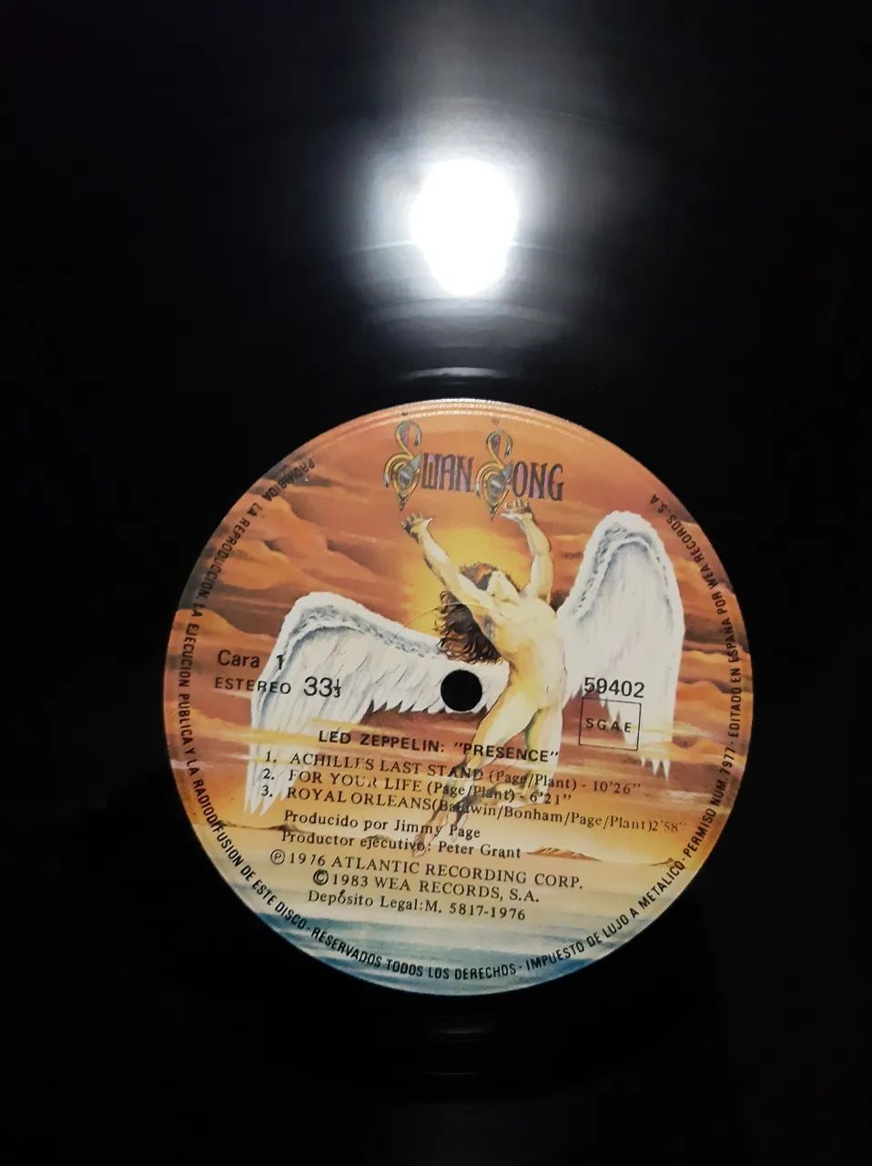 LP Disco de Vinil Led Zeppelin - Presence Importado Europa - Foto 3