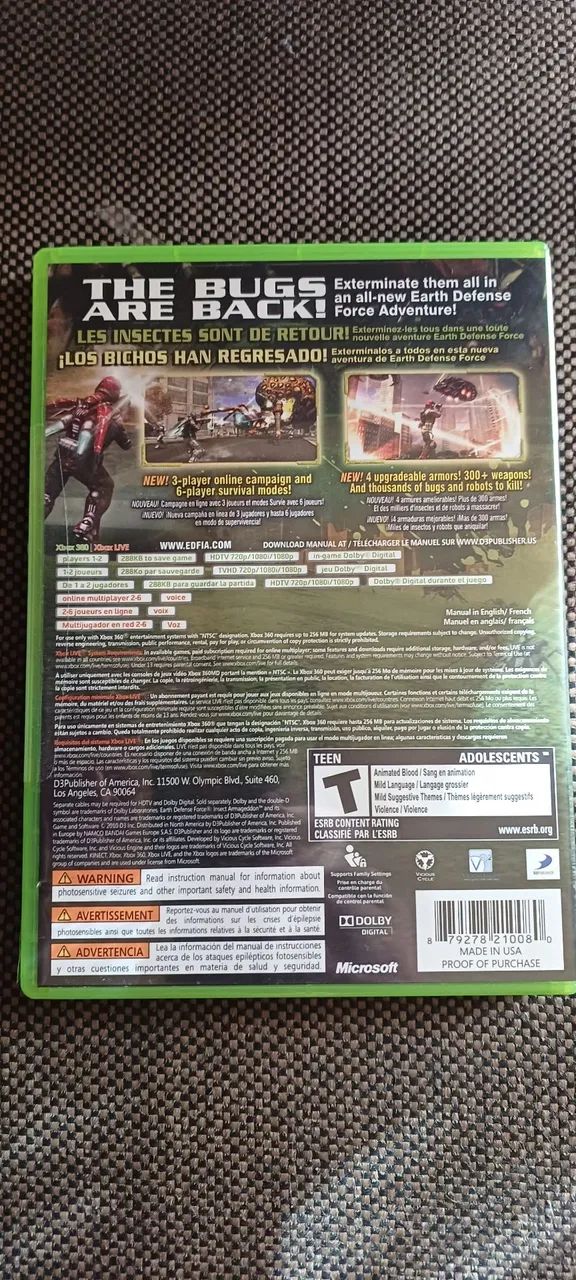 Earth Defense Force - Xbox 360 - Foto 2