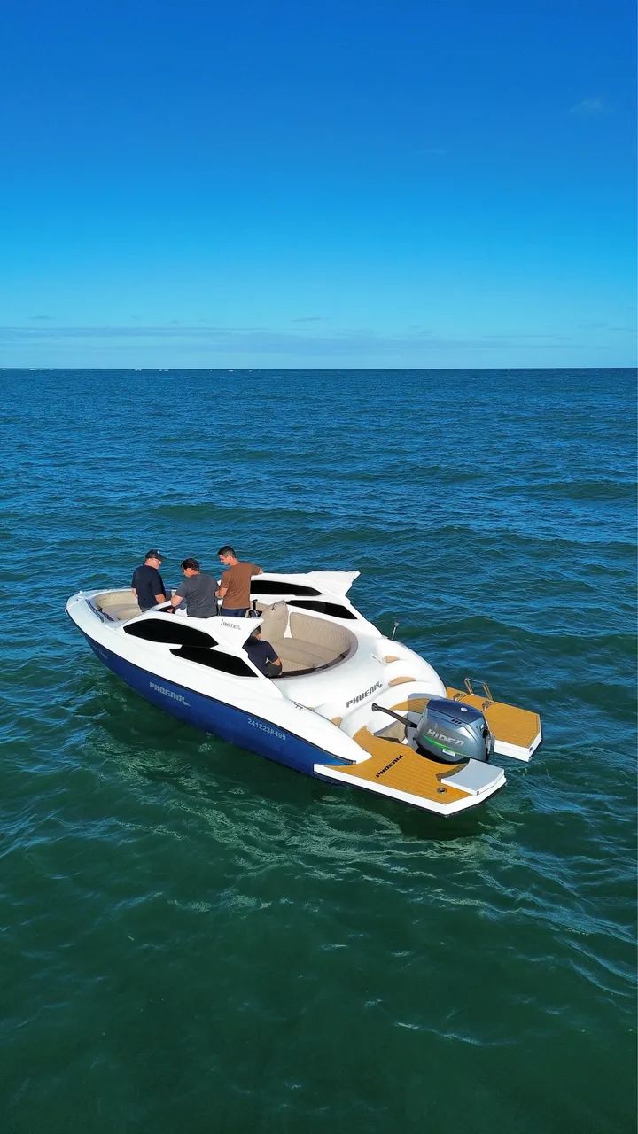 Vendo Lancha Phoenix 240 + Hidea 130 hp 4t 2024 37h  - Foto 3