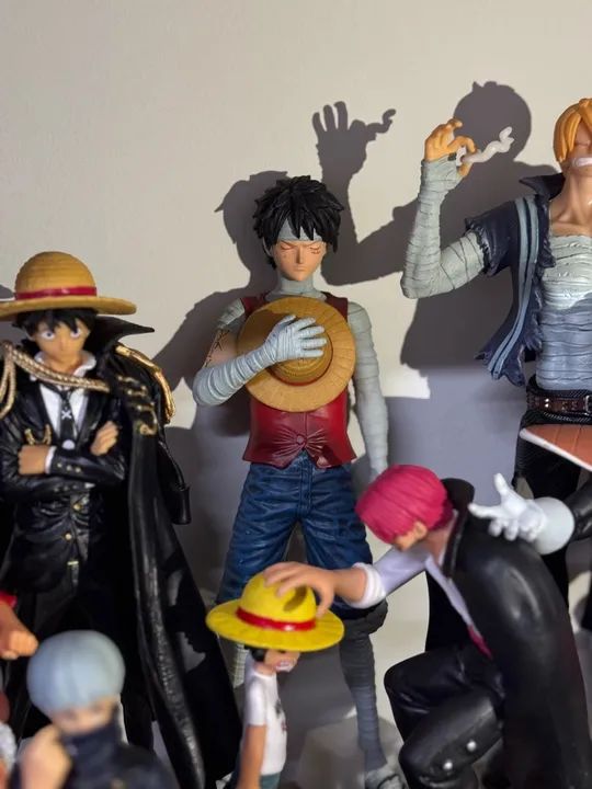 Boneco de ação Luffy One Piece - Foto 4