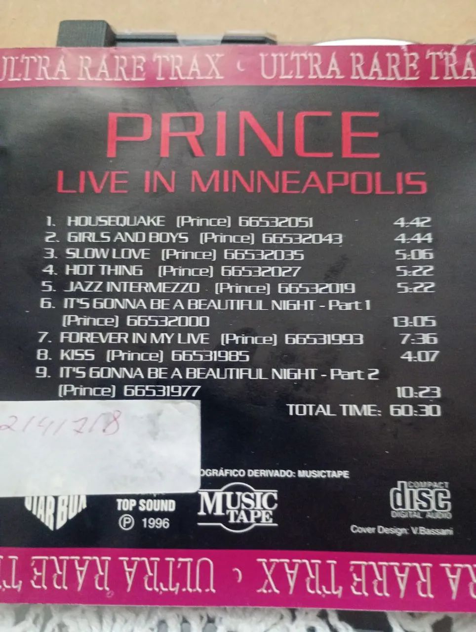 CD Prince Live in Minneapolis 1996 - Foto 3