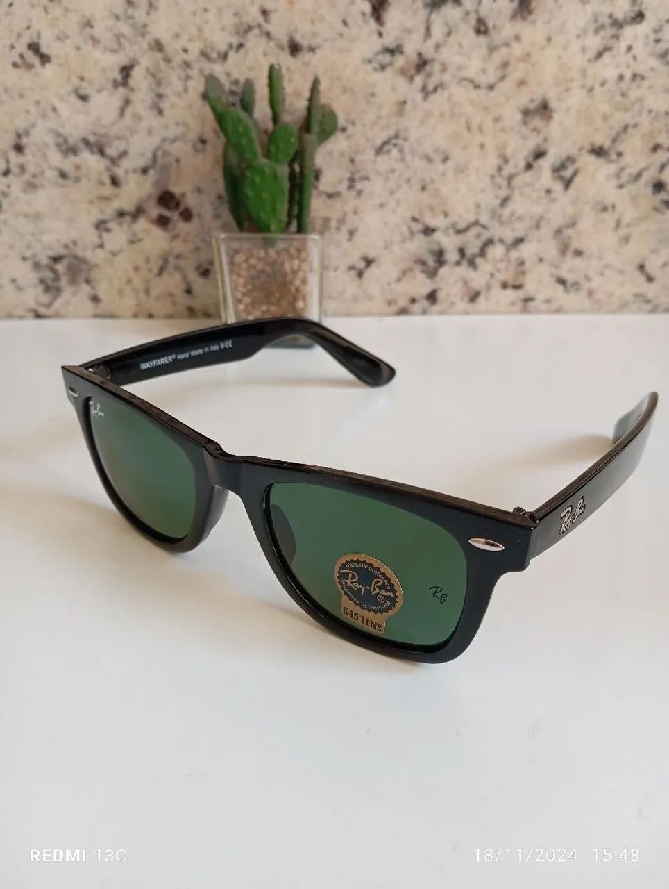 Wayfarer Classic lentes cristal Pronta Entrega  - Foto 6