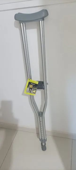 Muleta Axilar de Alumínio MERCUR - 1 Par - Foto 2