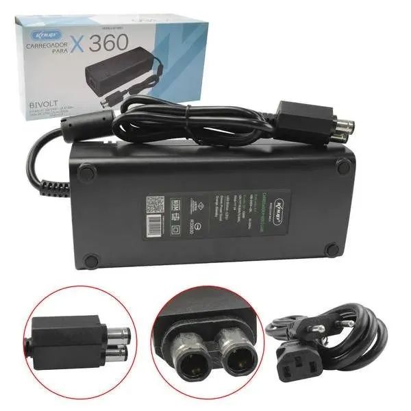 Fonte Para Xbox 360 Slim 2 Pinos Knup Kp-w013