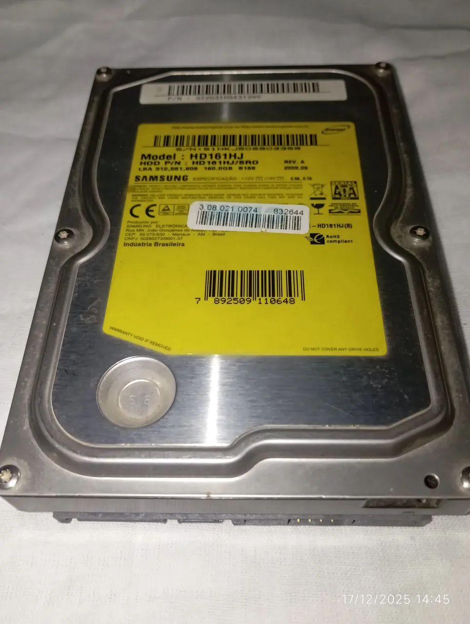 HD Sata 160 GIgas  Samsung para Computadores. - Foto 5
