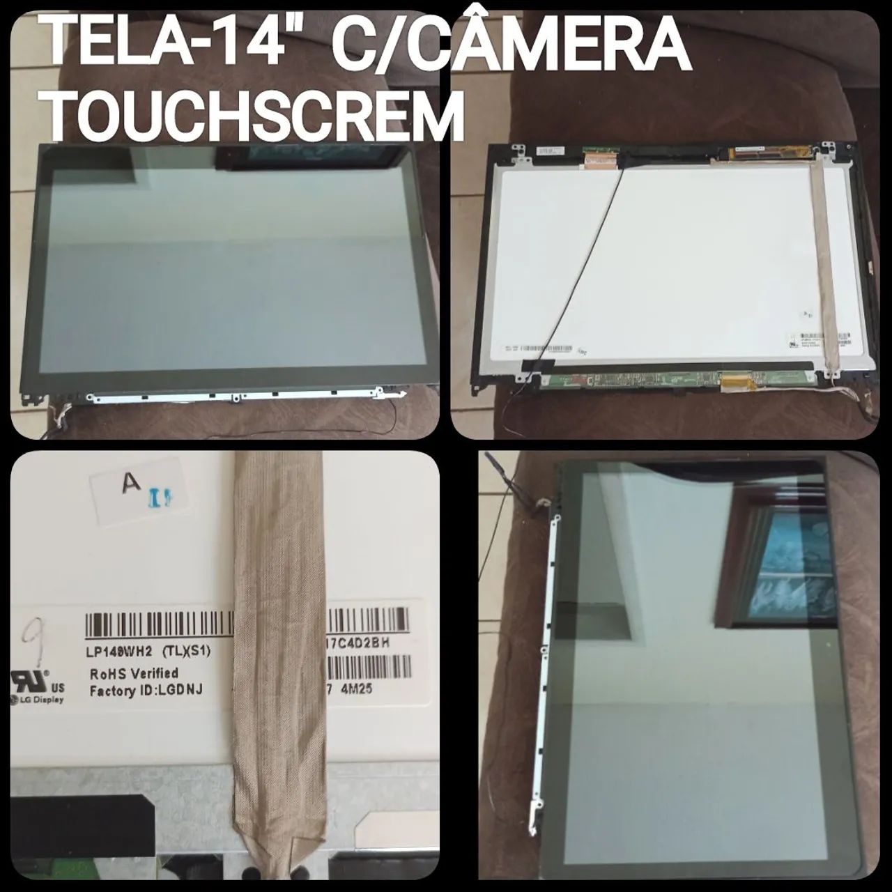 Tela Notebook 14'' Touchscreen C/ Câmera - LG [ USADO ]