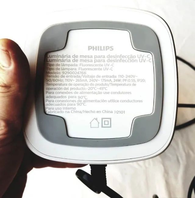 Luminária de Mesa para Desinfecção UV-C - Marca Philips - 24W Bivolt - Usado - Funcionando - Foto 4