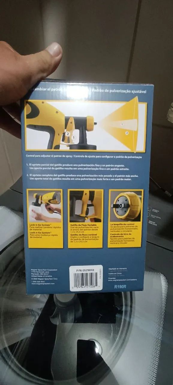 Pistola de Pintura Wagner Control Spray 100 - Foto 3