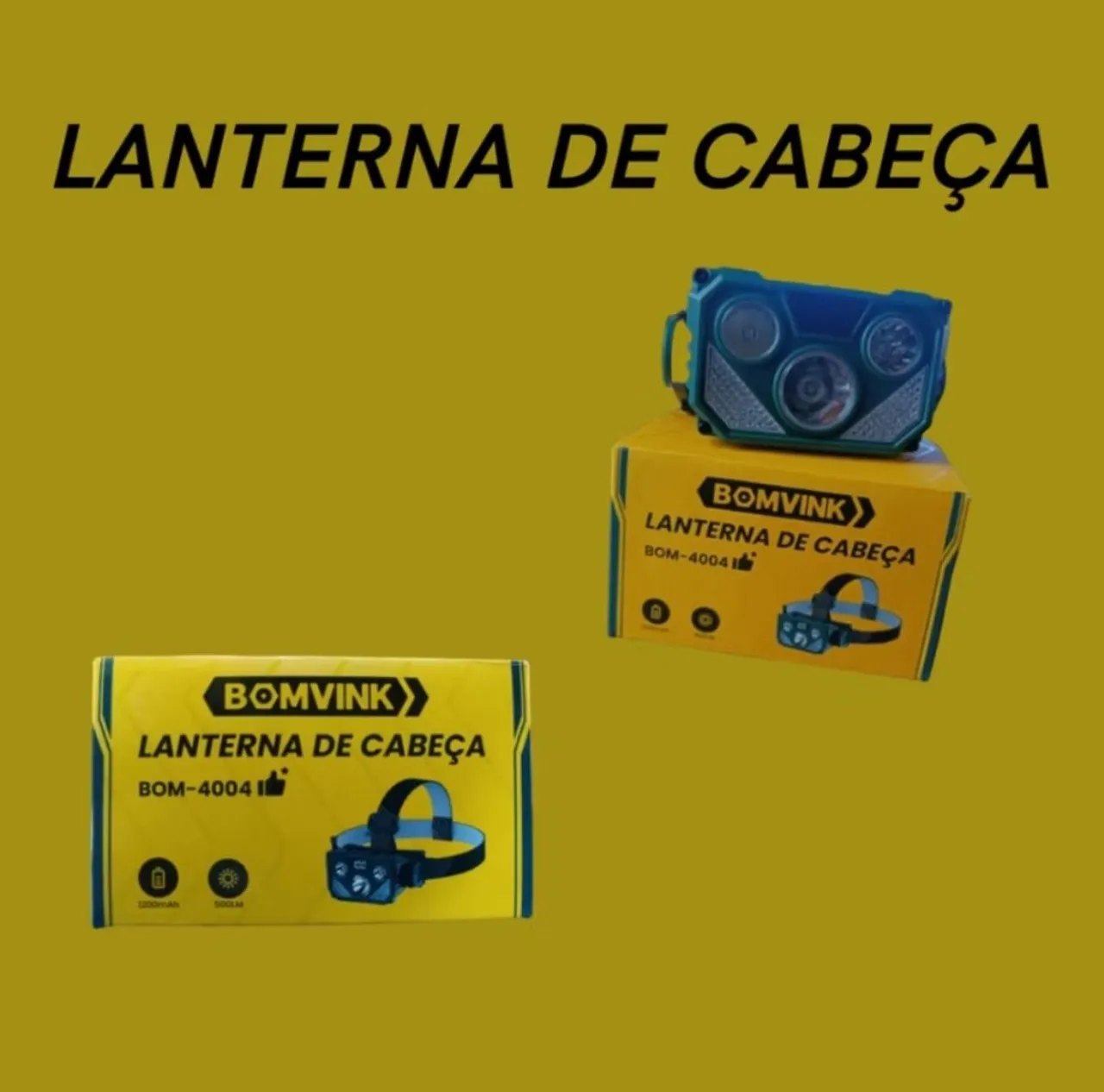 Lanterna de Cabeça BOMVINK - Nova