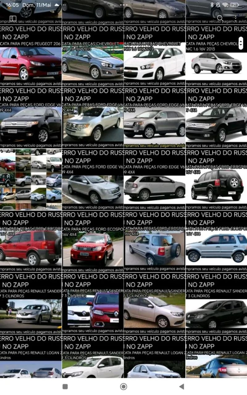 Peças para Carro Velho ferro velho Catonho compro carro batido whats *