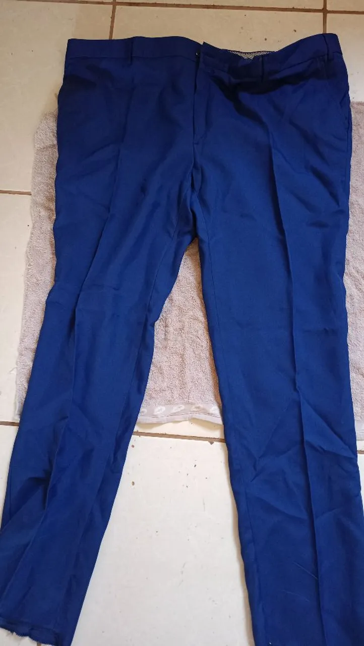 Calça Social Azul - Tamanho 62