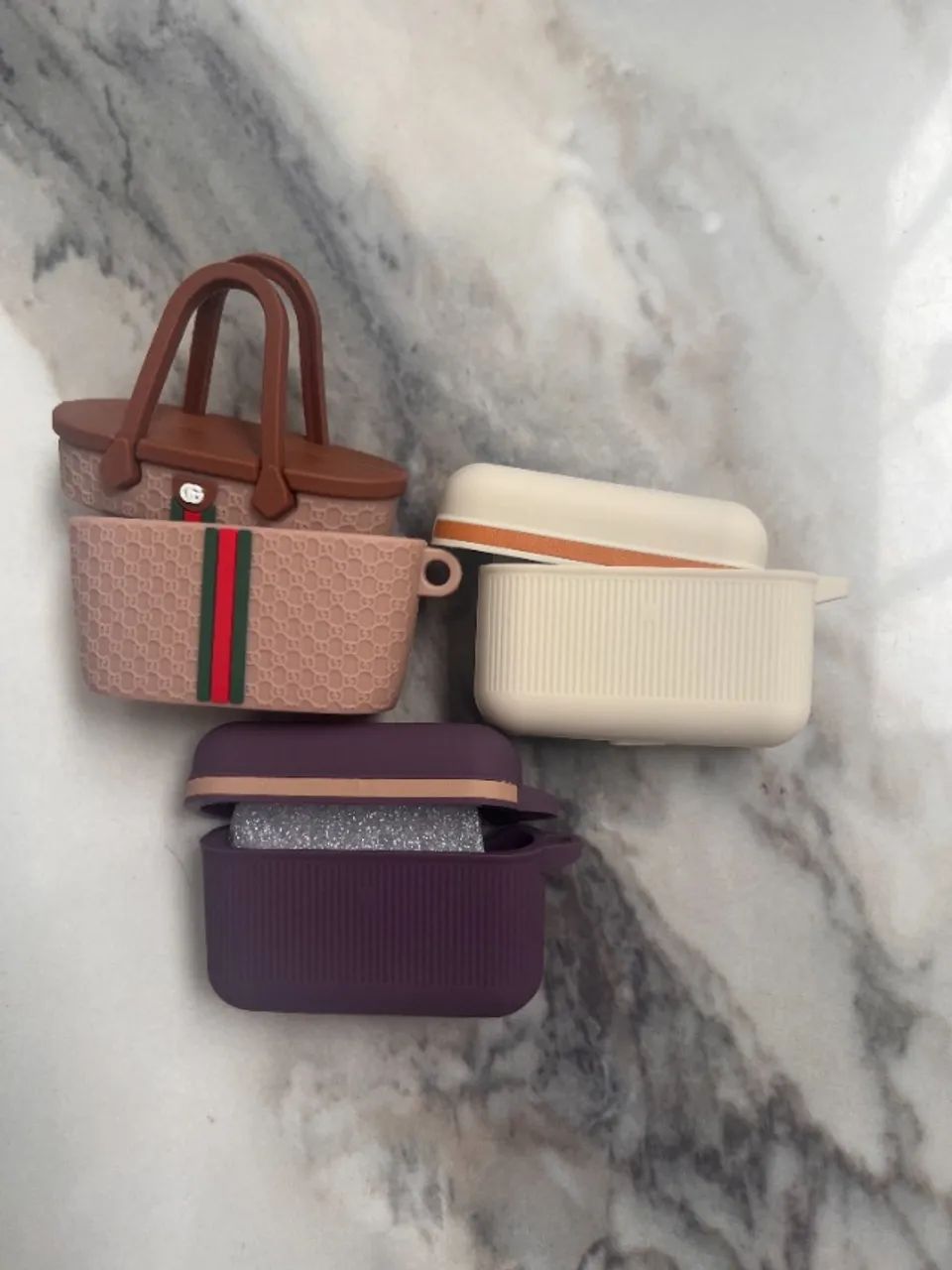 Capa Case Para AirPods Luxo Premium - Foto 3