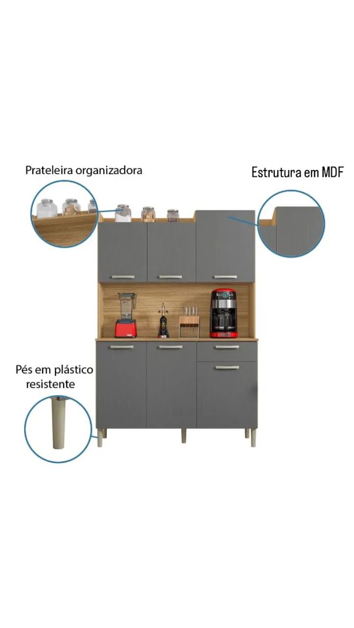 Cozinha 100% MDF Promoção  - Foto 2