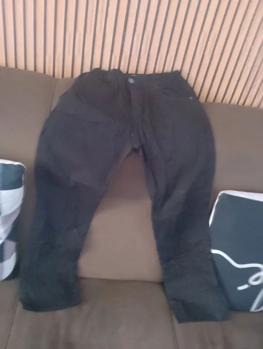 Calça comprida infantil preta - Foto 2