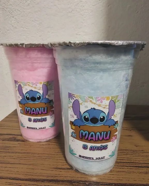  Algodão Doce no copo , pipoca no copo 