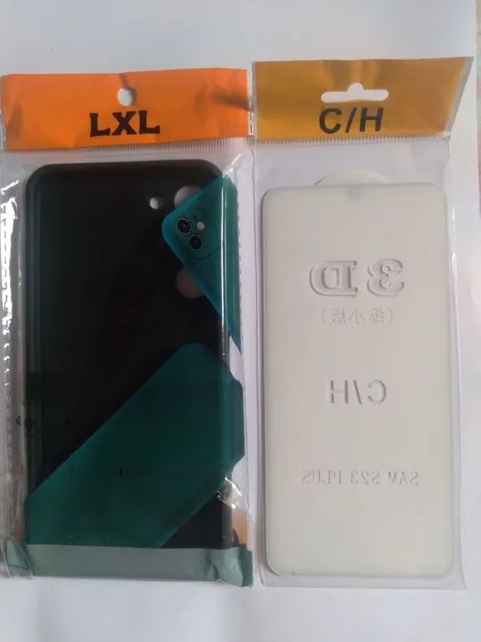 Capa Case para Celular Samsung S23 Plus + película 3D - Foto 2