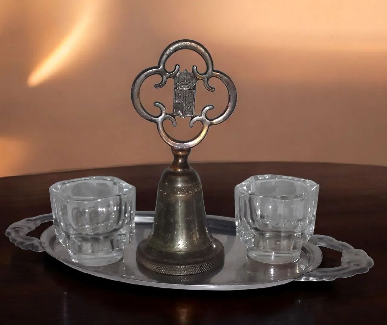 Sineta de mesa de sacristia 15 cm 