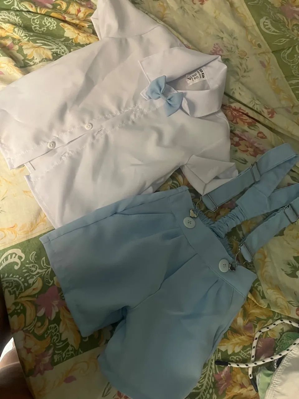 Conjunto Bebê - Camisa Social + Shorts