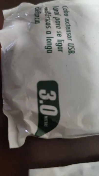 Cabo Extensor USB 2.0 3 metros Novos - Foto 3