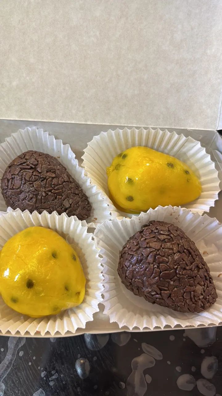 Morango do amor, de maracujá e coxinha de morango  - Foto 4