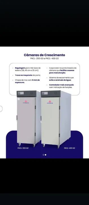 NZ. Câmara de crescimento PROGÁS 