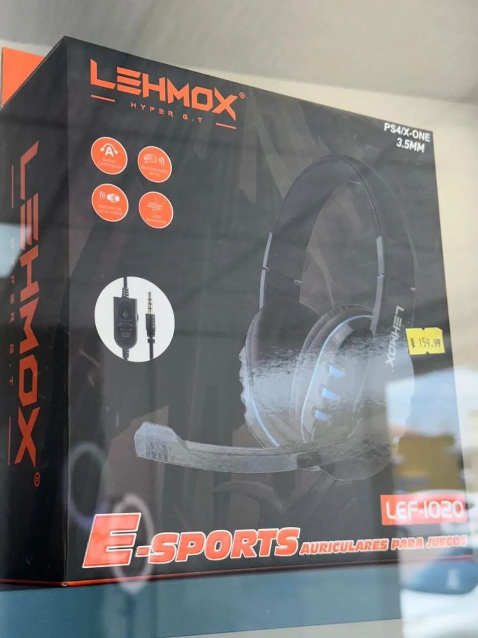 HEADPHONE GAMER COM CABO P3 LEHMOX