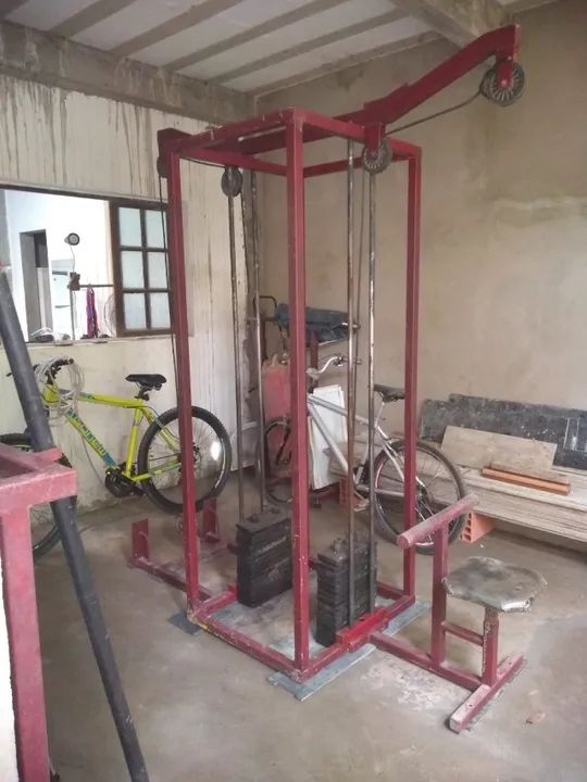 Puxador duplo com remada