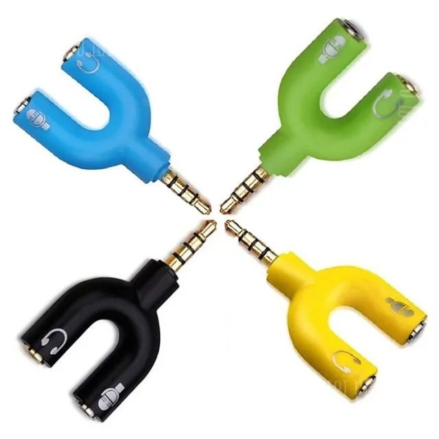 Adaptador Y P2 P3 Splitte Fone E Microfone Headset - Foto 2
