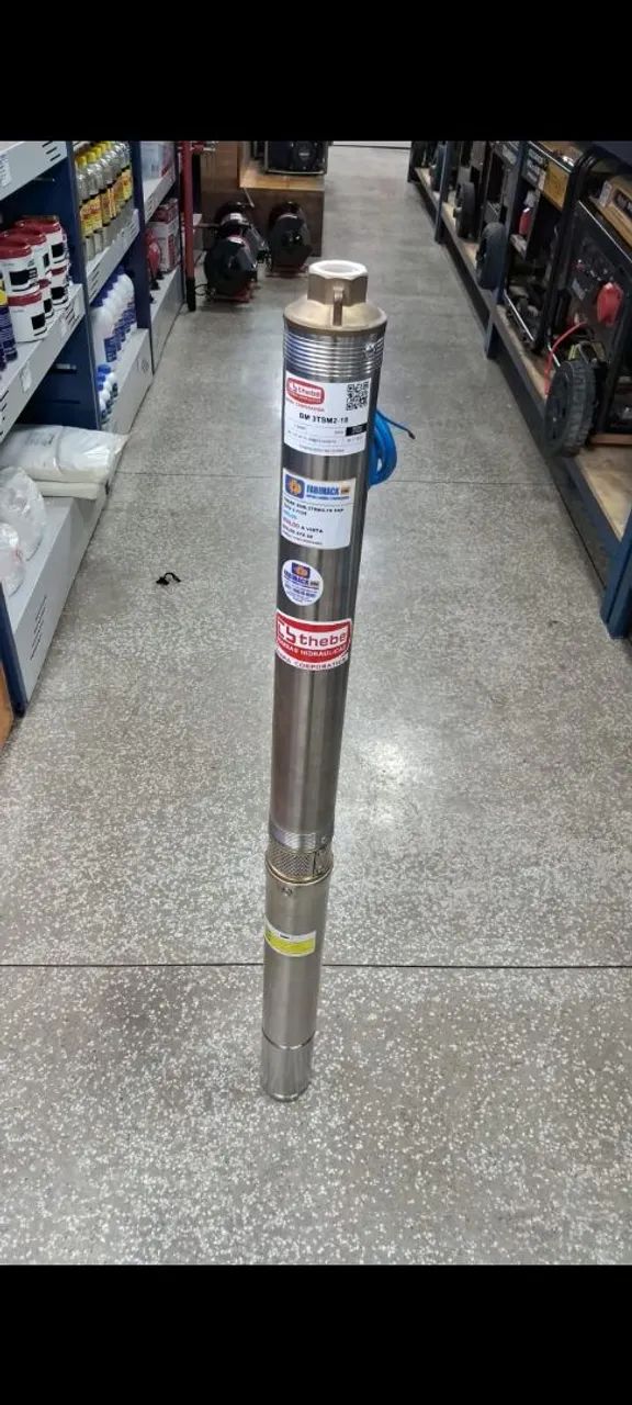 BOMBA SUBMERSA 1CV 220V 2 FIOS/ C/PAINEL THEBE - Foto 2