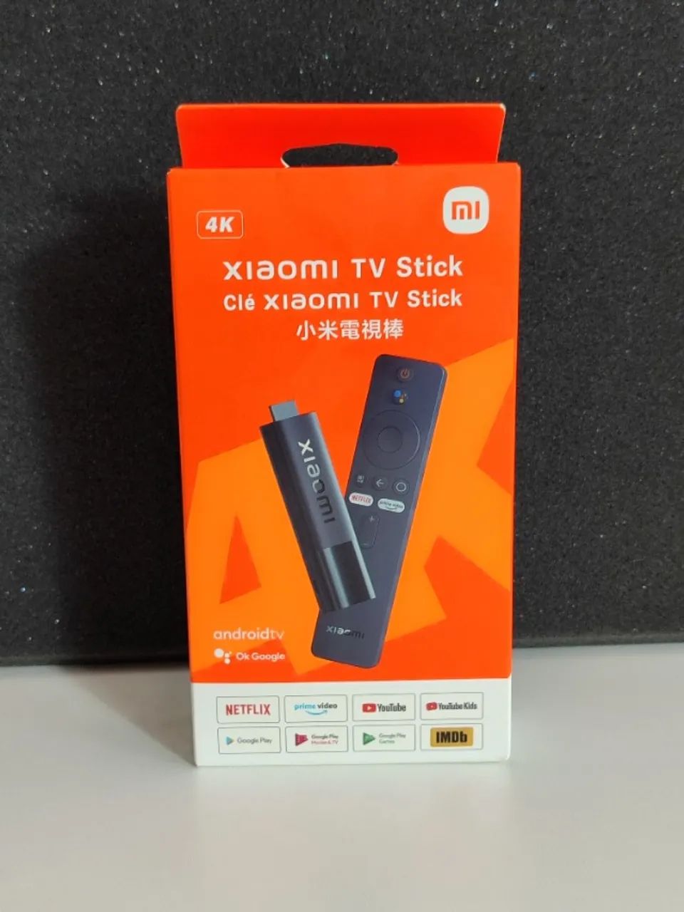 Xiaomi Stick 4k Mdz-27-aa Preto 8gb 2gb Ram pronta entrega