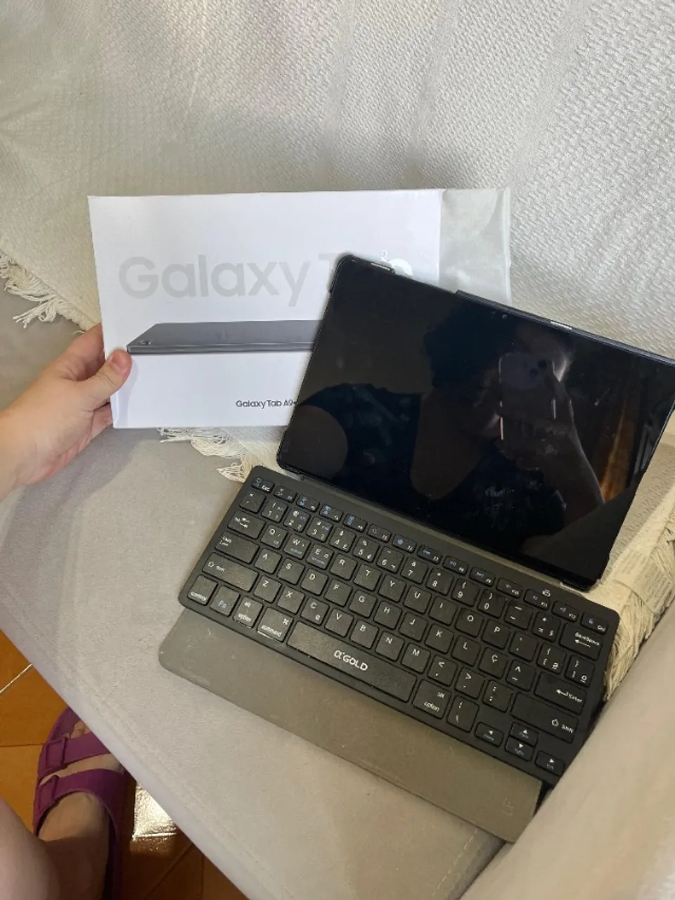 Galaxy Tab A9+ 5G - aceito negócio