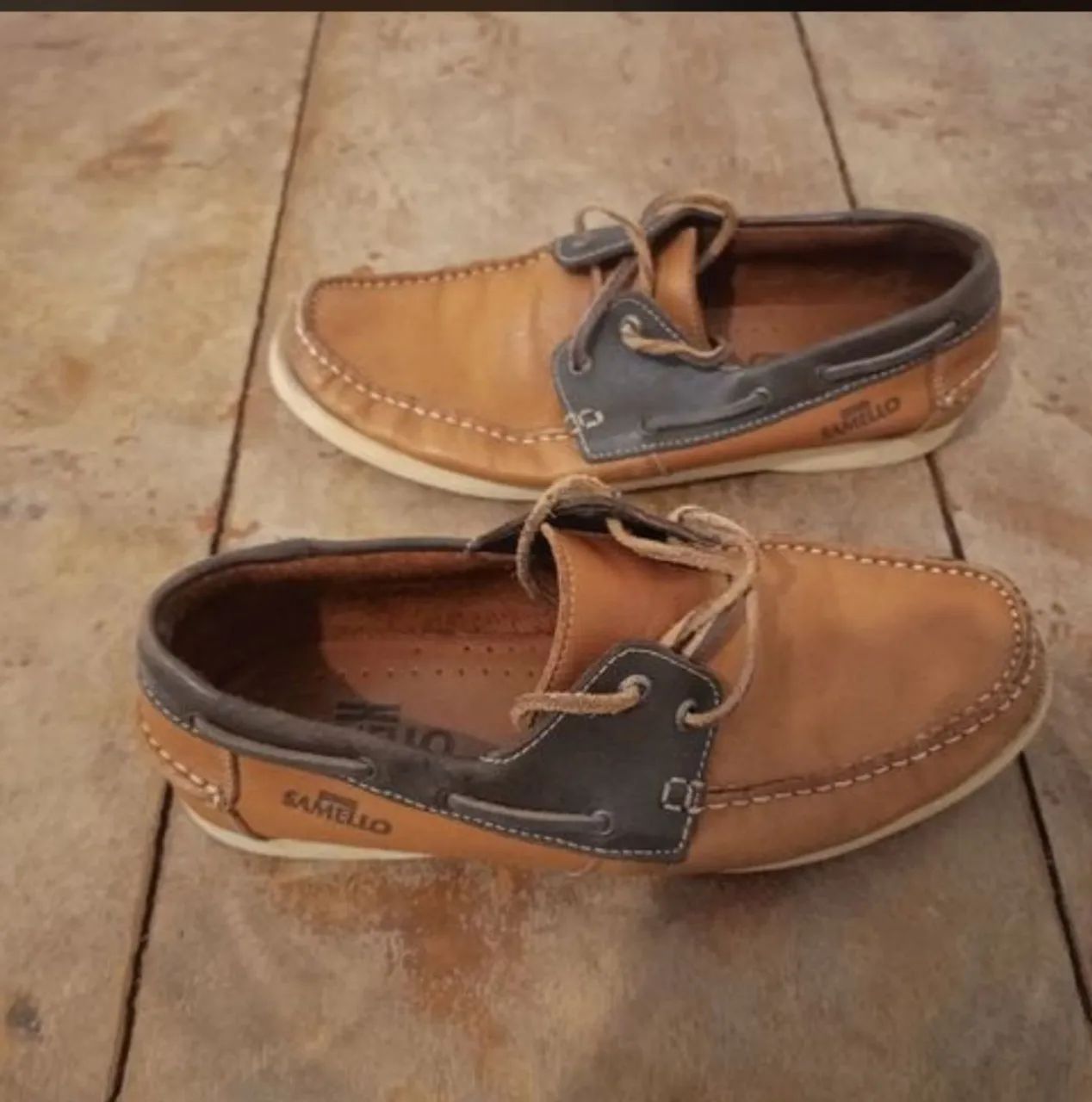 Sapato Dockside Samello Mocassim Samello Deckshoes Sapato Samello