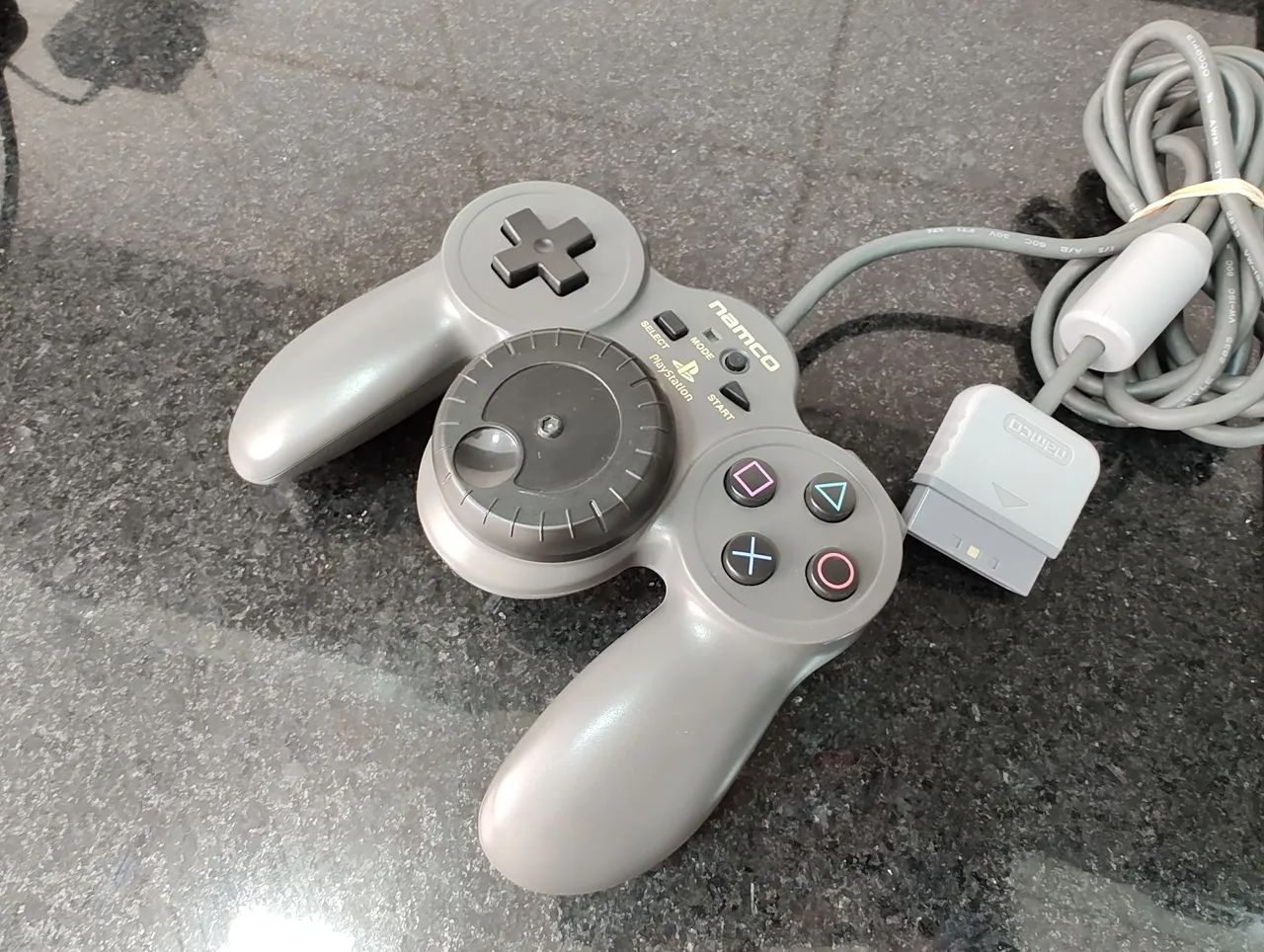 Controle Namco Playstation PS1 PS2 com force feedback - Original - Foto 2