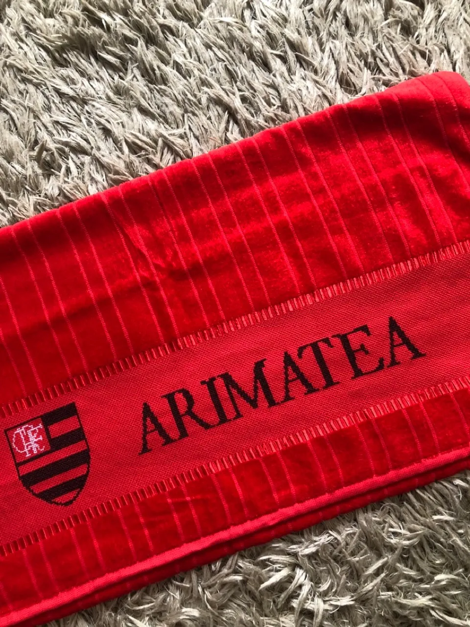 Toalha de Banho Personalizada Flamengo - Vermelha