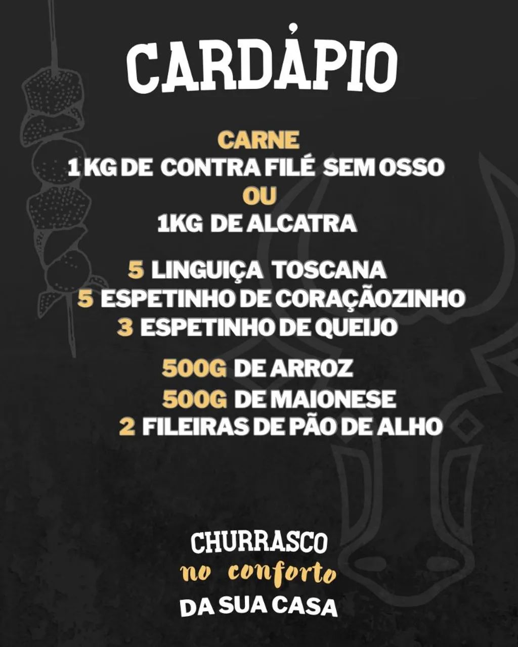 Kit churrasco