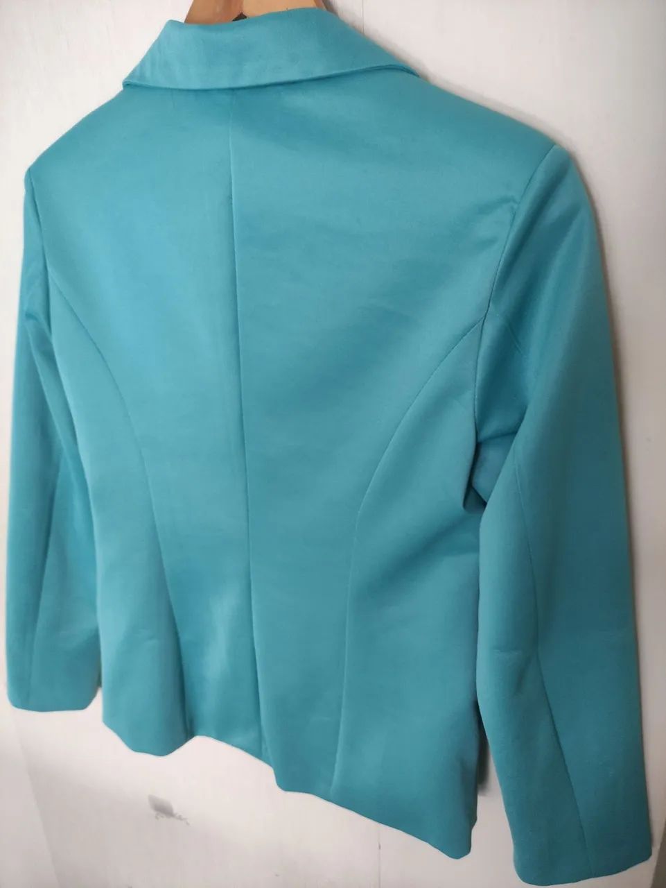 Blazer Feminino Azul Turquesa - Foto 3