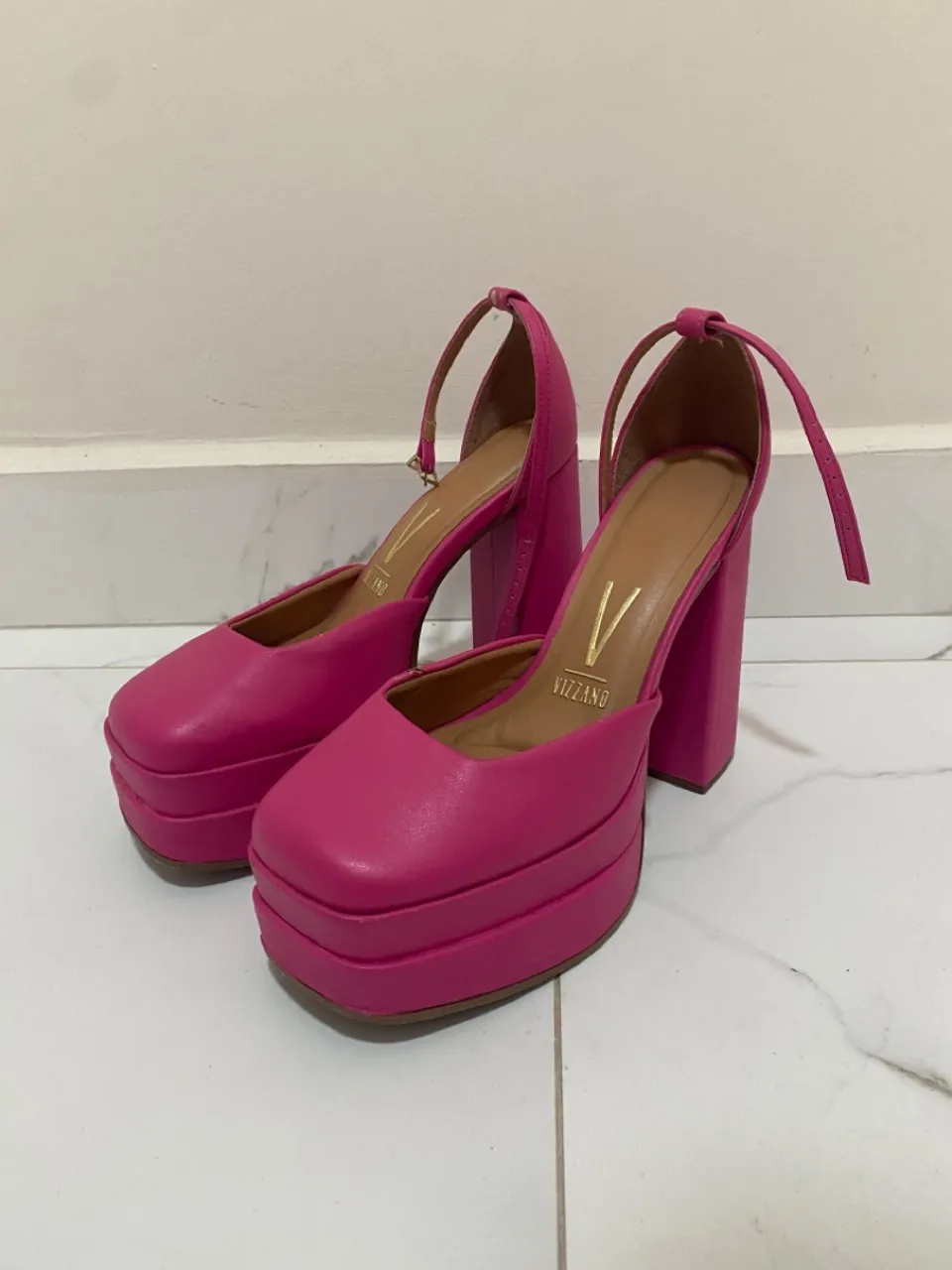 Sandália Meia Pata Rosa Vizzano