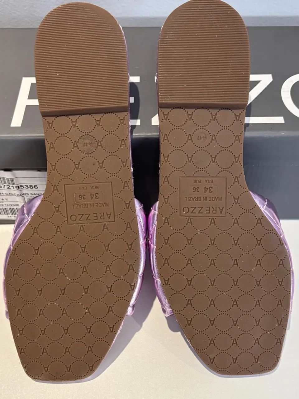 Rasteira rosa da Arezzo número 34 - Foto 3