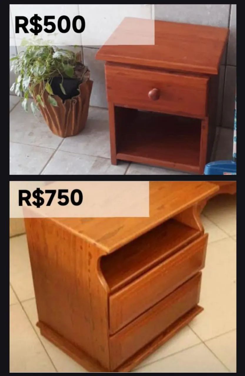 Criados Mudos e Buffets em Madeira de Angelim 64861555312131120