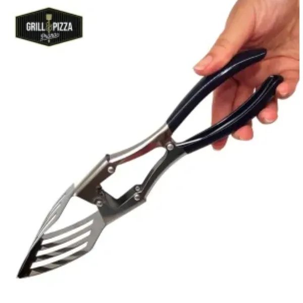 Kit Churrasco  3 peças  Pegador articulado, Espatula para steak,Escova para grelha 2x1 - Foto 5