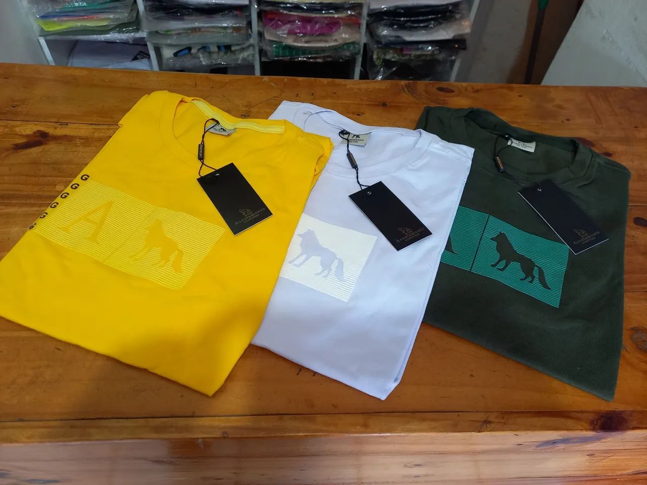 Camisetas masculina malha 40.1 peruana  - Foto 4