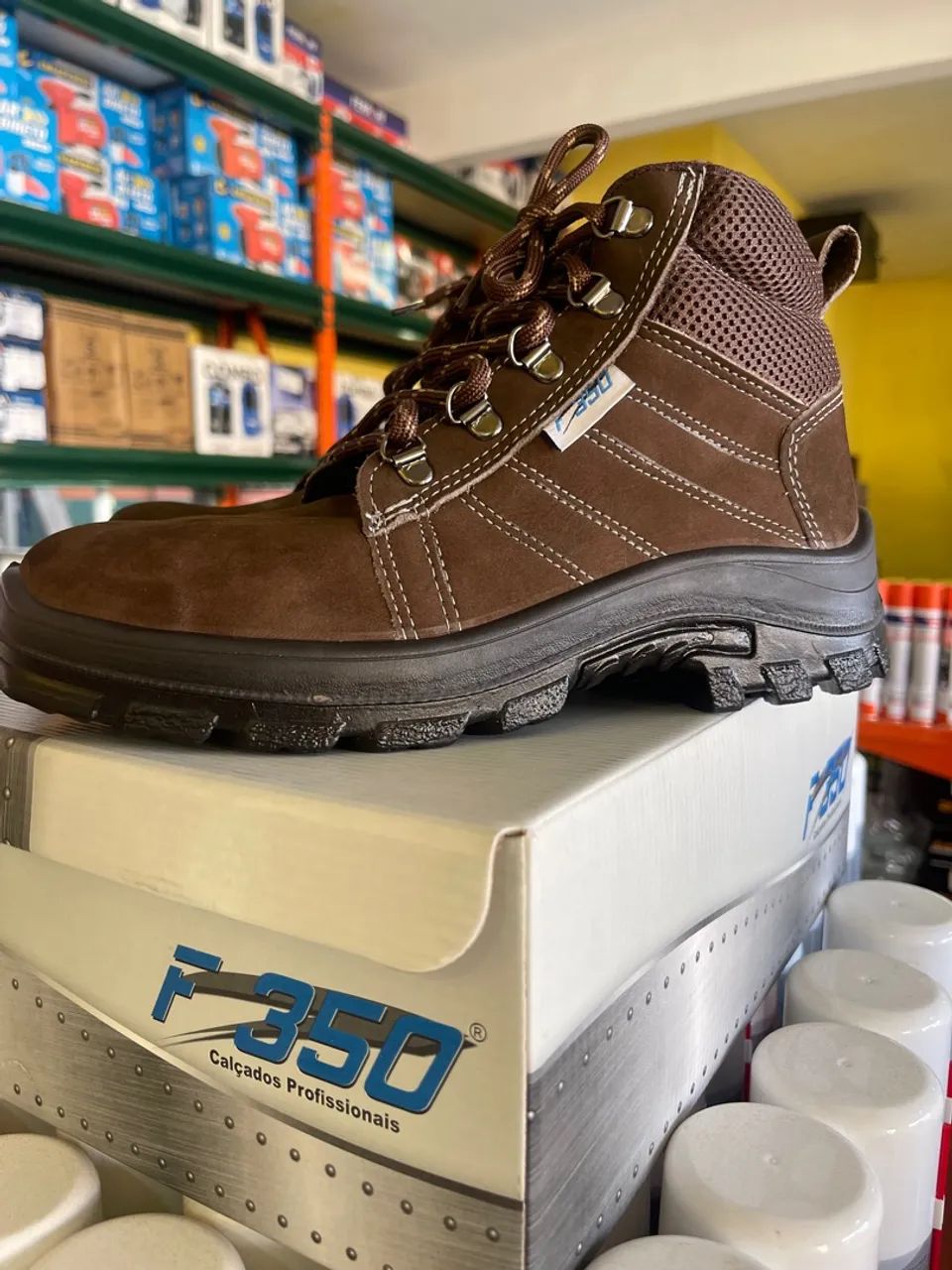 Bota de Segurança F-350 - Conforto e Proteção