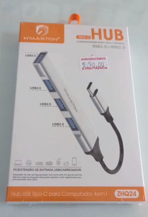 extensão de entrada usb pc  e tipo c  - Foto 2