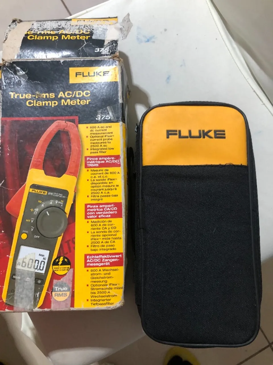 vendo fluke 375 1500,00