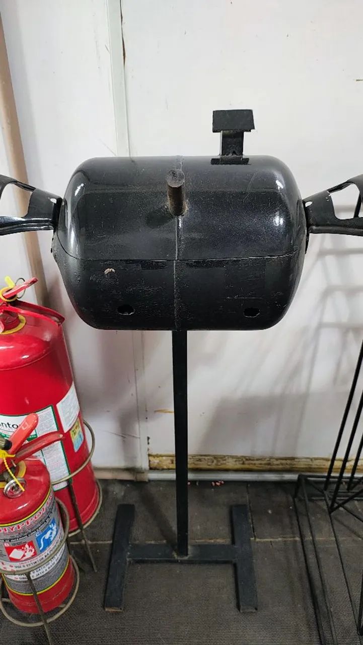 Mini churrasqueira 